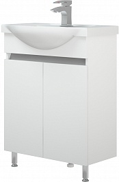Corozo Мебель для ванной Джуно 55 New белая – фотография-4